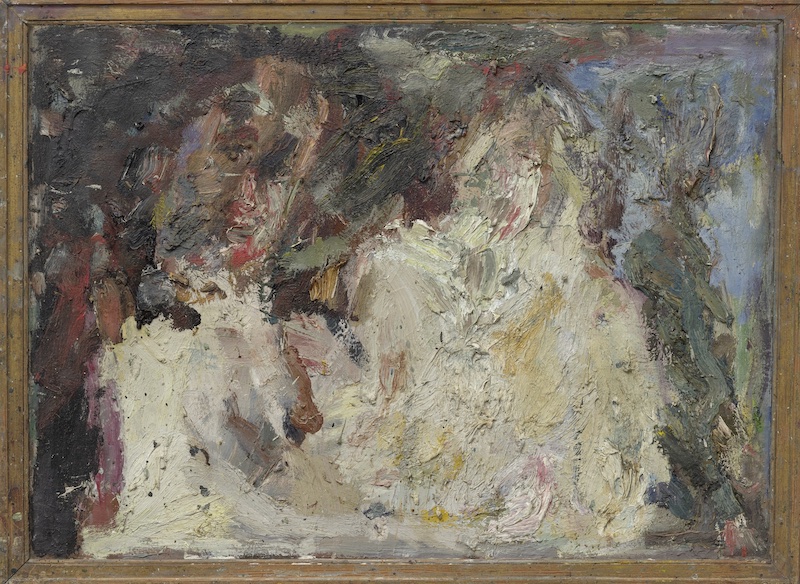 Eugène Leroy - Peindre : La Belle blanche, 1966